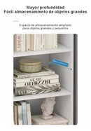 Biblioteca Librero Multifunción Minimalista Mdf Blanco®