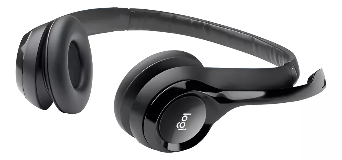 Auriculares Logitech H390 Con Micrófono Usb Color Negro