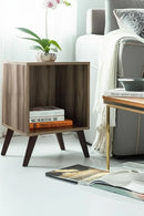 Mesa de Luz Retro Cubo Organizador Premium MDP Resistente®