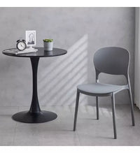 Silla De Comedor Respaldo Gris Antideslizante 79x40x40cm®