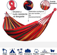 Hamaca Paraguaya 2 Plazas 200x150cm Multicolor®