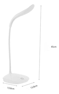 Lámpara Escritorio Recargable, Oficina 15 Led Flexible 360º®