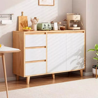 Mueble Organizador Alacena 3 Cajones 2 Puertas 100x30x80cm®