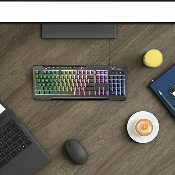 Teclado Gamer Onikuma Rgb Retroiluminado Inglés Internacional Cableado®