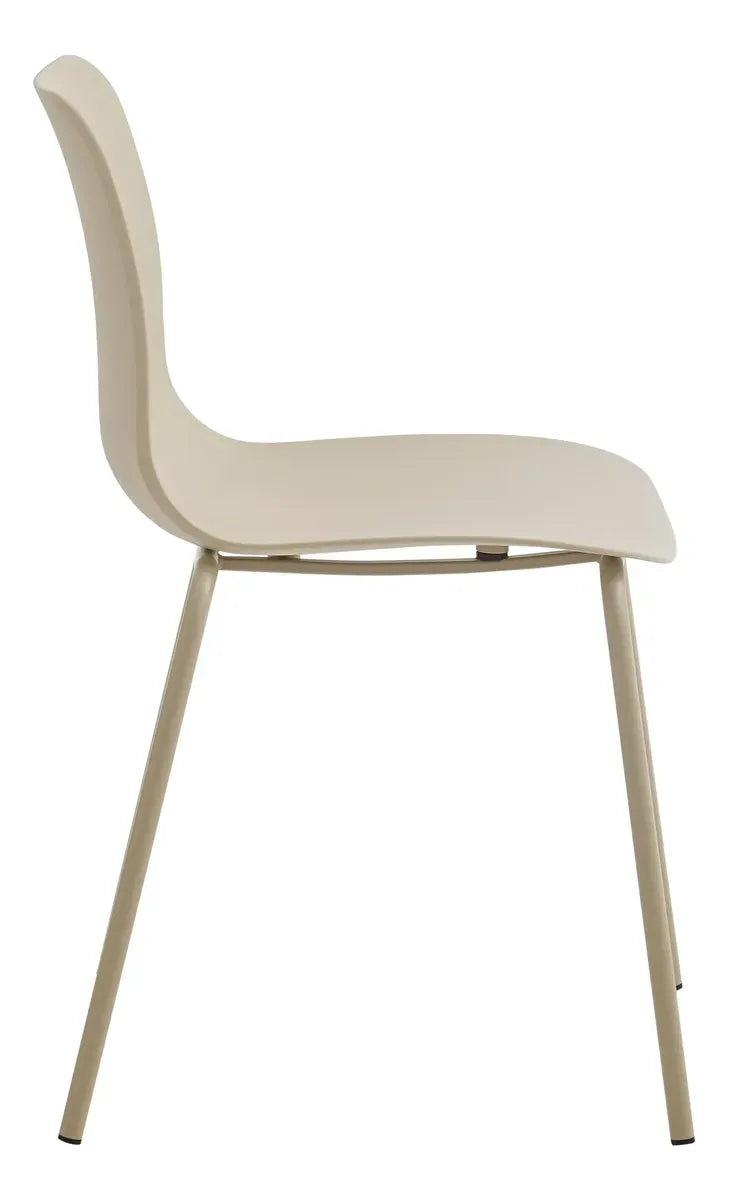 Silla Comedor Milkytea Mate Metal/polipropileno Premium®