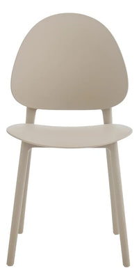 Silla Comedor/exterior Milky Tea Mate Polipropileno Premium®