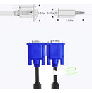Cable Vga De Conexion 1.5 Metros Macho Con Filtros®