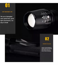Linterna Táctica Led Wlxy Br-9000, 16500 W, 46000 Lm, Completa Con 2 Baterías De 5200 Mah Y Cargador Bivolt