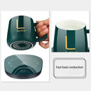 Taza De Ceramica Inteligente Con Base Calentador Usb Verde®