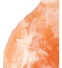 Lámpara Piedra Rústica De Sal Himalaya Base De Madera®