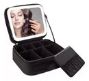 Maletín Valija De Maquillaje Cosméticos Con Espejo Luz Led®