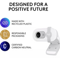 Cámara Web Brio 100 Usb 1080p Y Con Obturador Color Blanco®