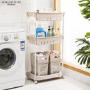 Carro Almacenamiento 3 Niveles Para Baño Con Ruedas®