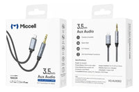 Cable Tipo C A 3.5mm Miccell Vq-aux002 Gris®
