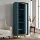 Armario Cristalero Living 1 Puerta Estilo Colonial Premium®