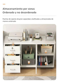 Estantería Armario Organizador Con Ruedas 3 Cajones®
