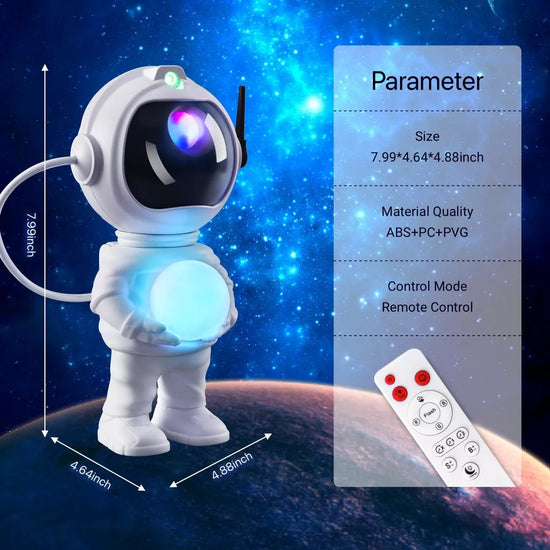 Lampara Proyector Astronauta Con Luna ®