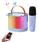Mini Parlante Inalámbrico Luz Rgb Karaoke Con Micrófono Usb®