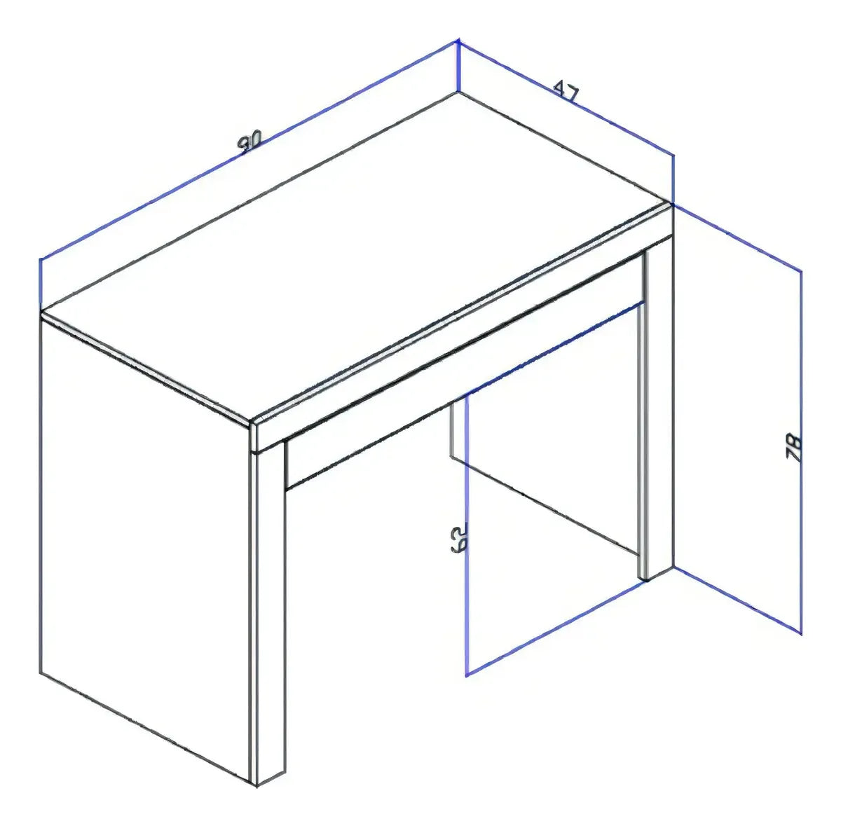 Escritorio para PC Moderno 1 Cajon Amplio Calidad Premium®