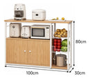 Organizador Multiuso De Cocina Metal/madera Estante Practico®