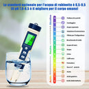 Medidor digital profesional de calidad del agua 5 en 1 PH®