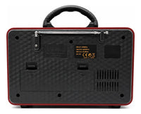 Radio Portatil Estilo Vintage Mk-111bt Fm, Am Y Bluetooth®