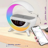 Lampara Cargador Inalambrico Led Colores G Radio Bluetooth®