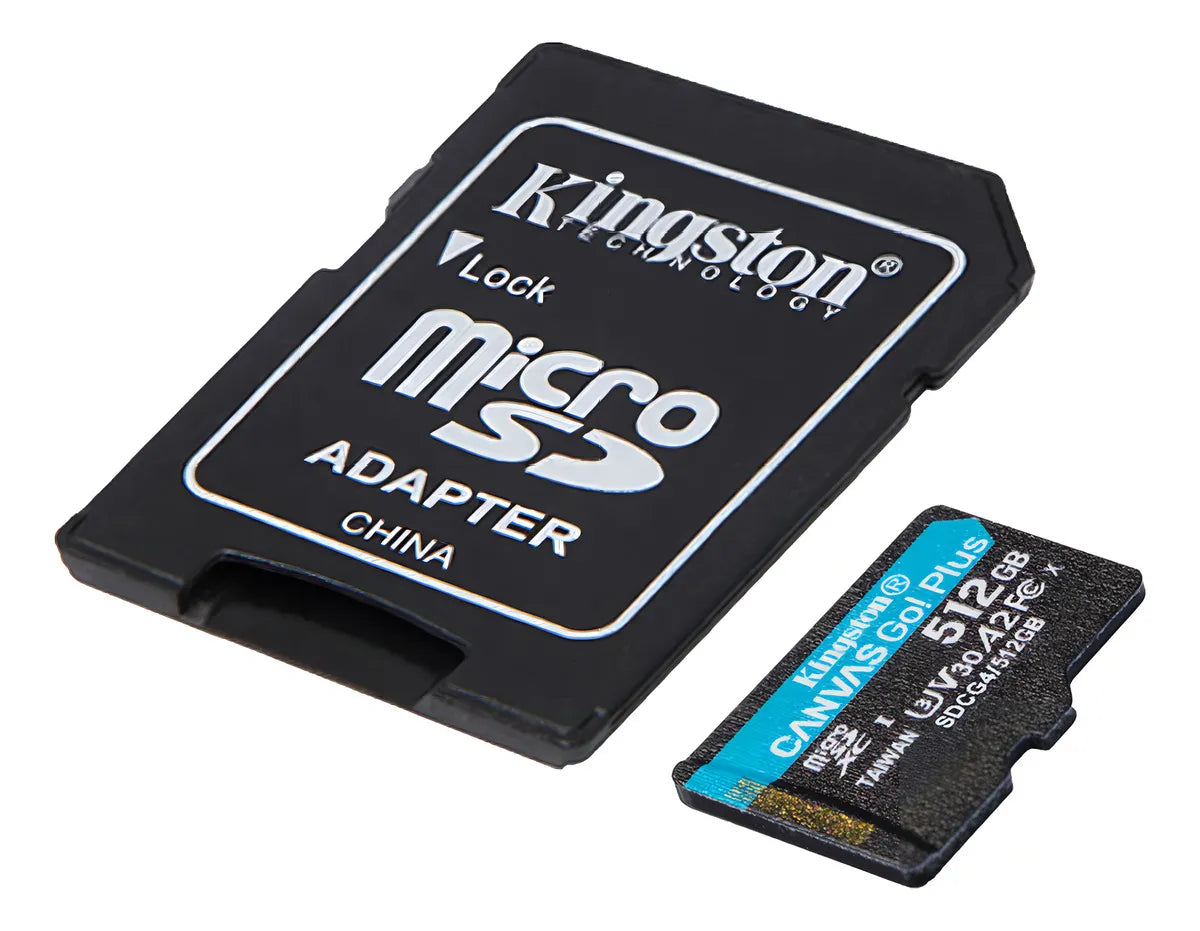 Tarjeta De Memoria Kingston Canvas Go! Plus 512gb Sd 200mb®