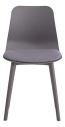 Silla Acolchonada De Polipropileno Grafito Mate Premium®