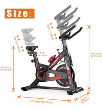 Bicicleta Fija Ergométrica Fitness Spinning Disco 9kg 200kg®