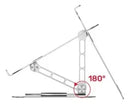 Soporte Regulable Para Notebook 26x21cm 360° Acero Premium®