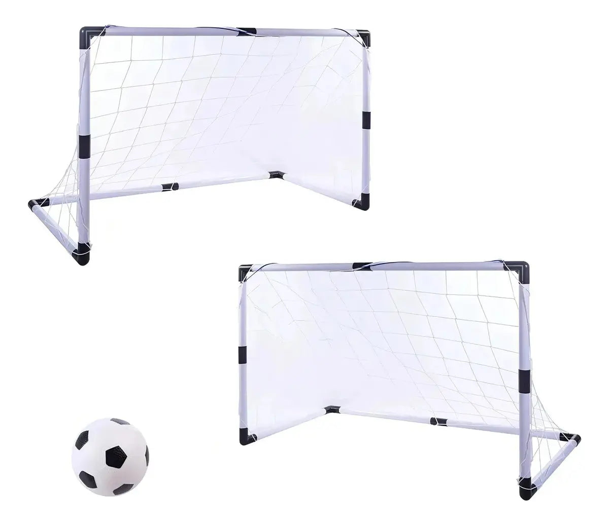 Arco De Futbol Infantil Con Pelota Inflador Color Blanco®