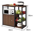 Organizador Multiuso De Cocina Premium Metal Madera Marrón®