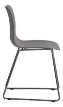 Silla Moderna De Polipropileno/base Metal Grafito Premium®
