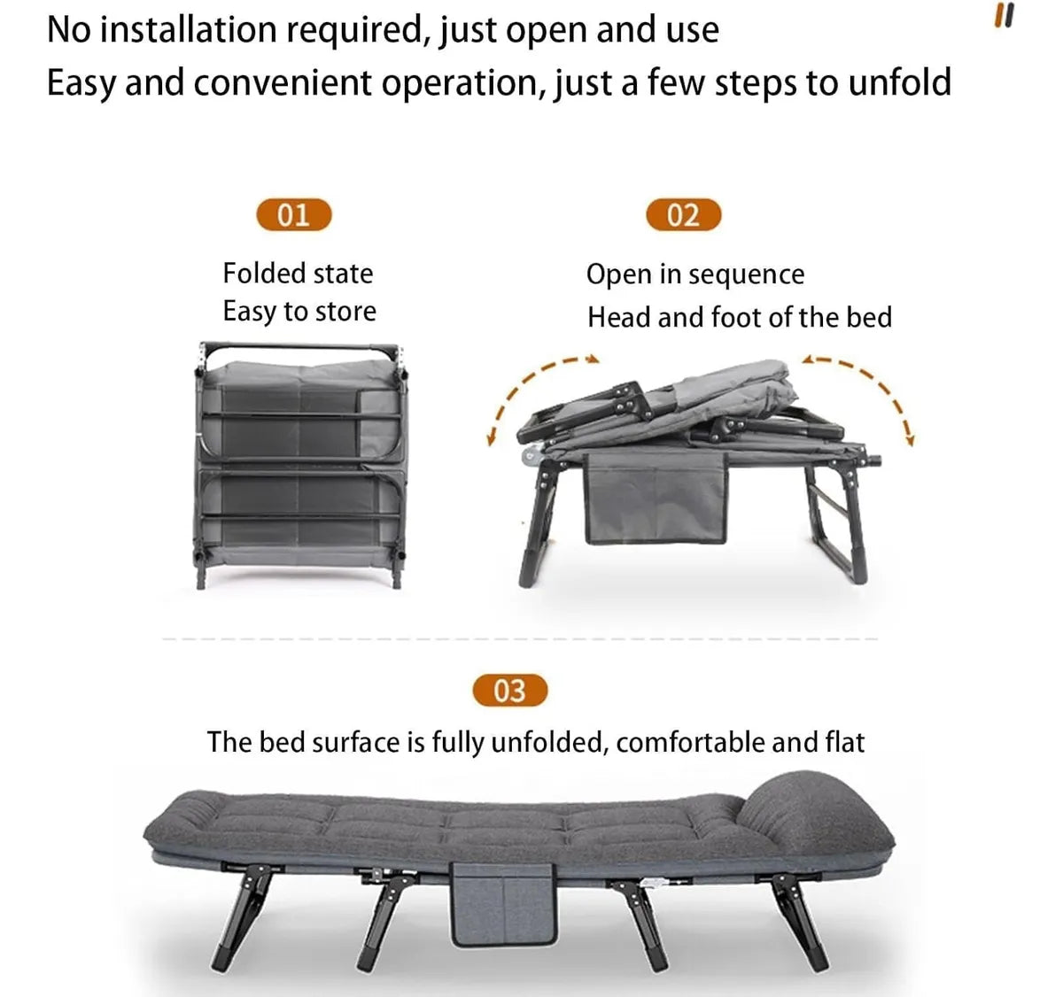Catre Silla Plegable 5 Posiciones 4 Patas Plegables Comodo®