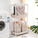 Carro Almacenamiento 3 Niveles Para Baño Con Ruedas®
