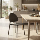 Silla De Comedor/exterior Gris Mate Polipropileno Premium®