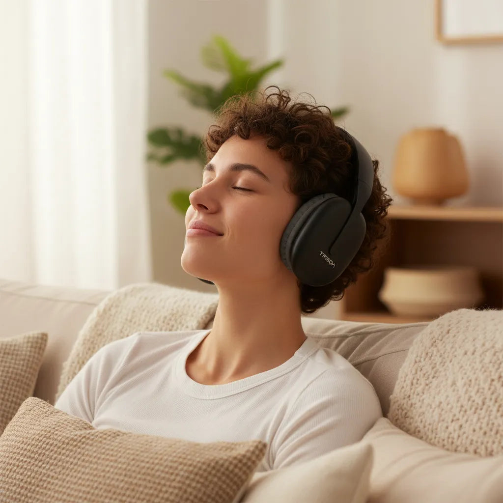 Auricular Vincha Bluetooth Treqa Modernos Premium Negro®