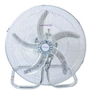 Ventilador 3 En 1 Winco W18ia Con 5 Aspas Color Plateado Estructura Color Negro, 18 De Diámetro 220v
