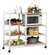 Organizador Cocina Moderno Con Ruedas 3 Canastos 80cm Movi®