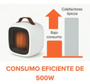 Calefactor Cerámico Portátil Ideal Escritorio Silencioso®