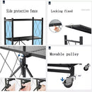 Repisa Organizador Metálica Plegable 5 Estantes Con Ruedas®