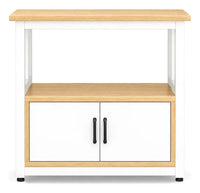 Organizador de cocina auxiliar MDF y metal 2 puertas