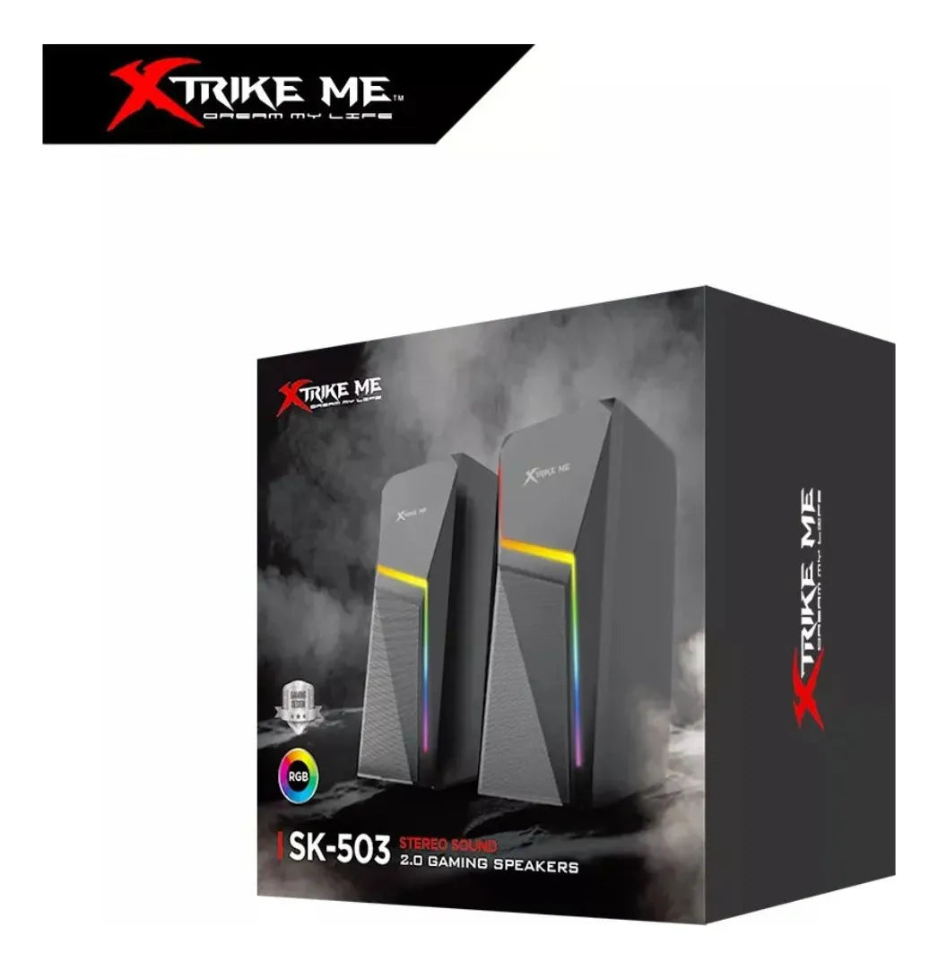 Parlantes Bluetooth Gamer Portatil Xtrike Me Sk-503 2.0®