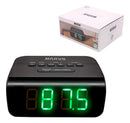 Radio Reloj Marvo Digital Control De Brillo Fm Am Negro®