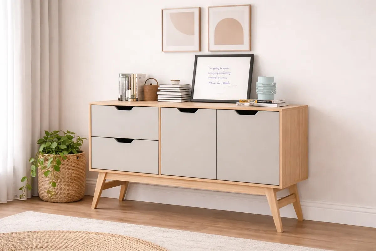 Aparador Colonial Madera MDF de Calidad Linea Cava Premium®