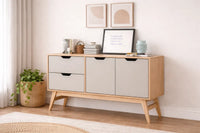 Aparador Colonial Madera MDF de Calidad Linea Cava Premium®
