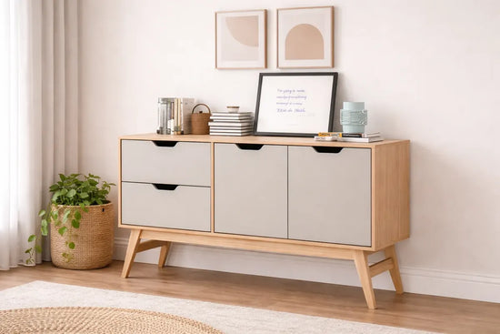 Aparador Colonial Madera MDF de Calidad Linea Cava Premium®