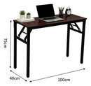 Escritorio Plegable Funcional Mdf+patas De Hierro 100x75cm®