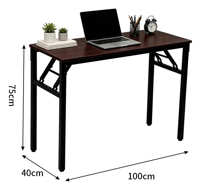 Escritorio Plegable Funcional Mdf+patas De Hierro 100x75cm®